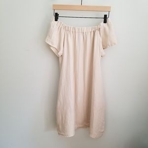 off the shoulder dress